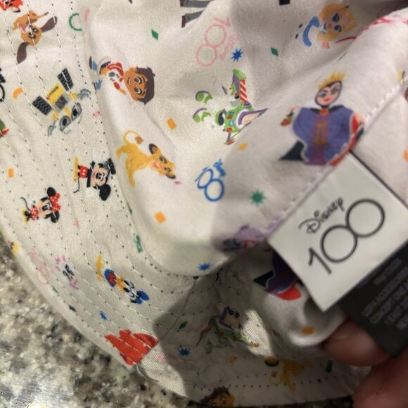 Box Lunch Disney 100 Years Reversible Bucket Hat ONE SIZE ADULT Resort NWT READ! - Picture 8 of 16